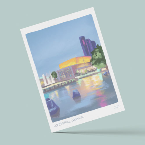 CityCards_Illustration_StadthalleChemnitz